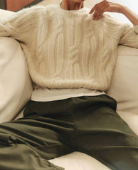 Velvet By Graham & Spencer - Marina Timeless Cable Knit Sweater
