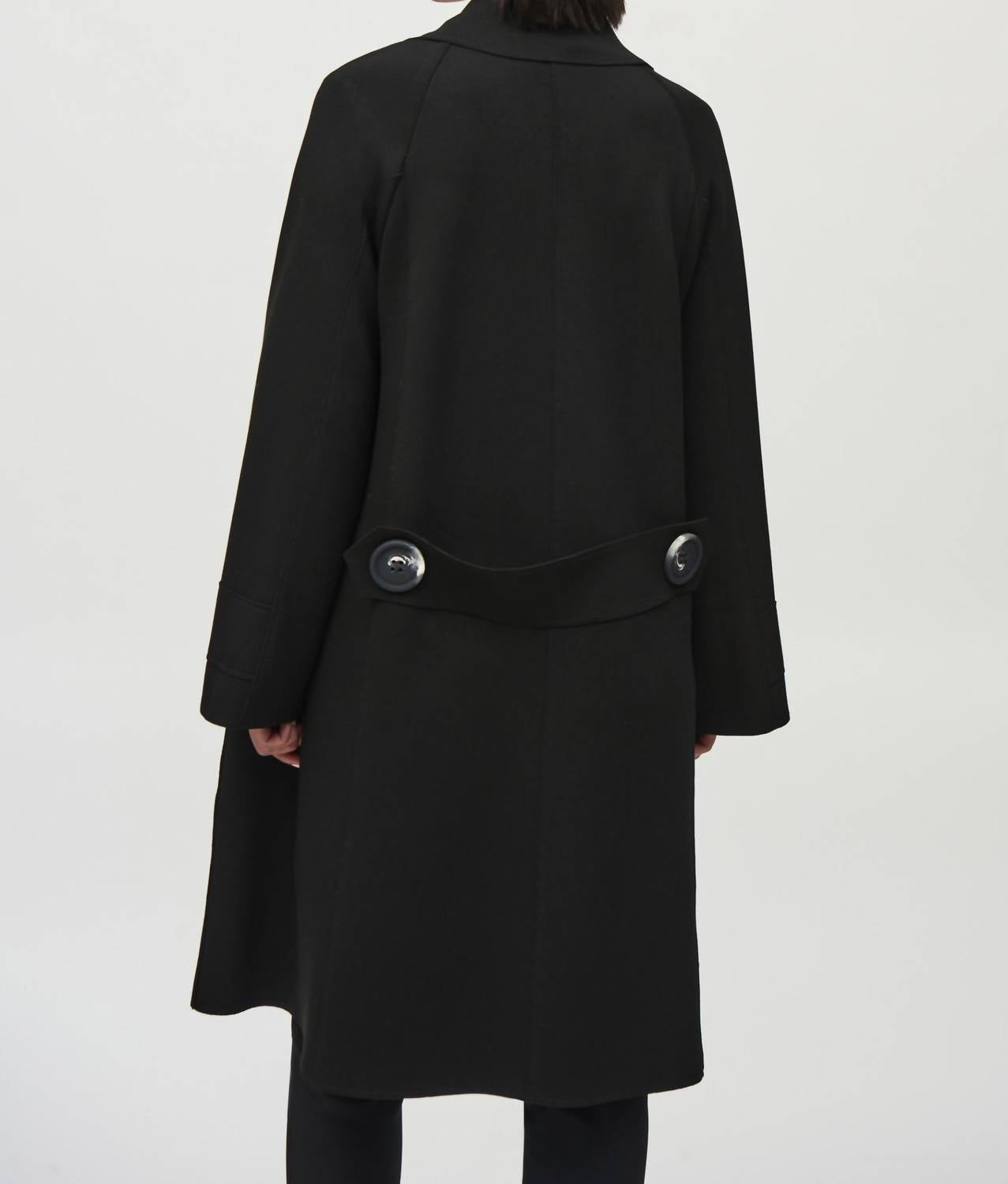 Joseph Ribkoff - Shawl Collar Open Front Long Coat