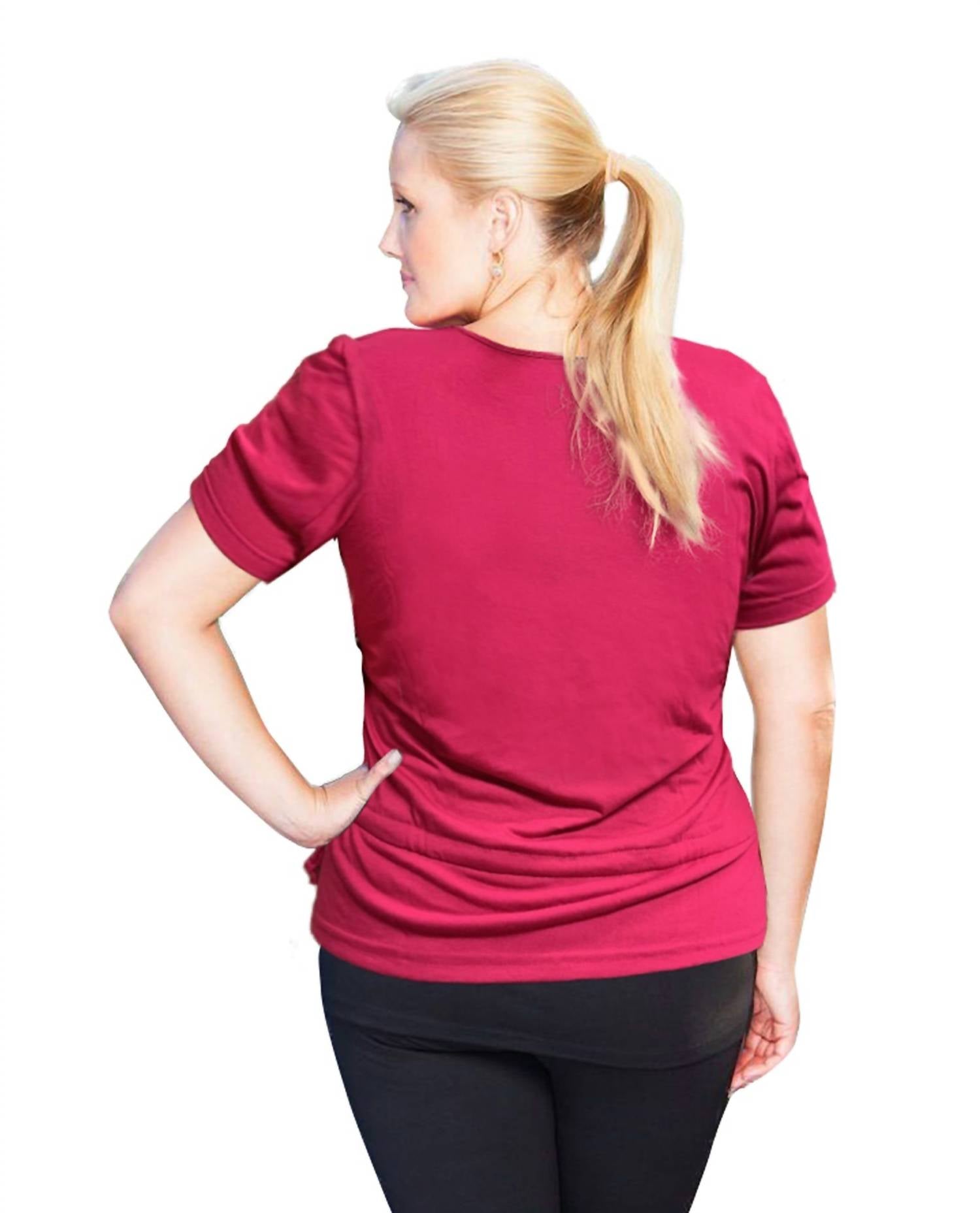 Always For Me - Active Peplum T-shirt - Plus