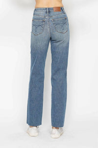 Judy Blue - Jameson Raw Hem Straight Jean