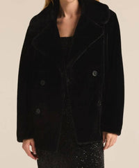 Z Supply - Gem Double Breasted Faux Fur Coat