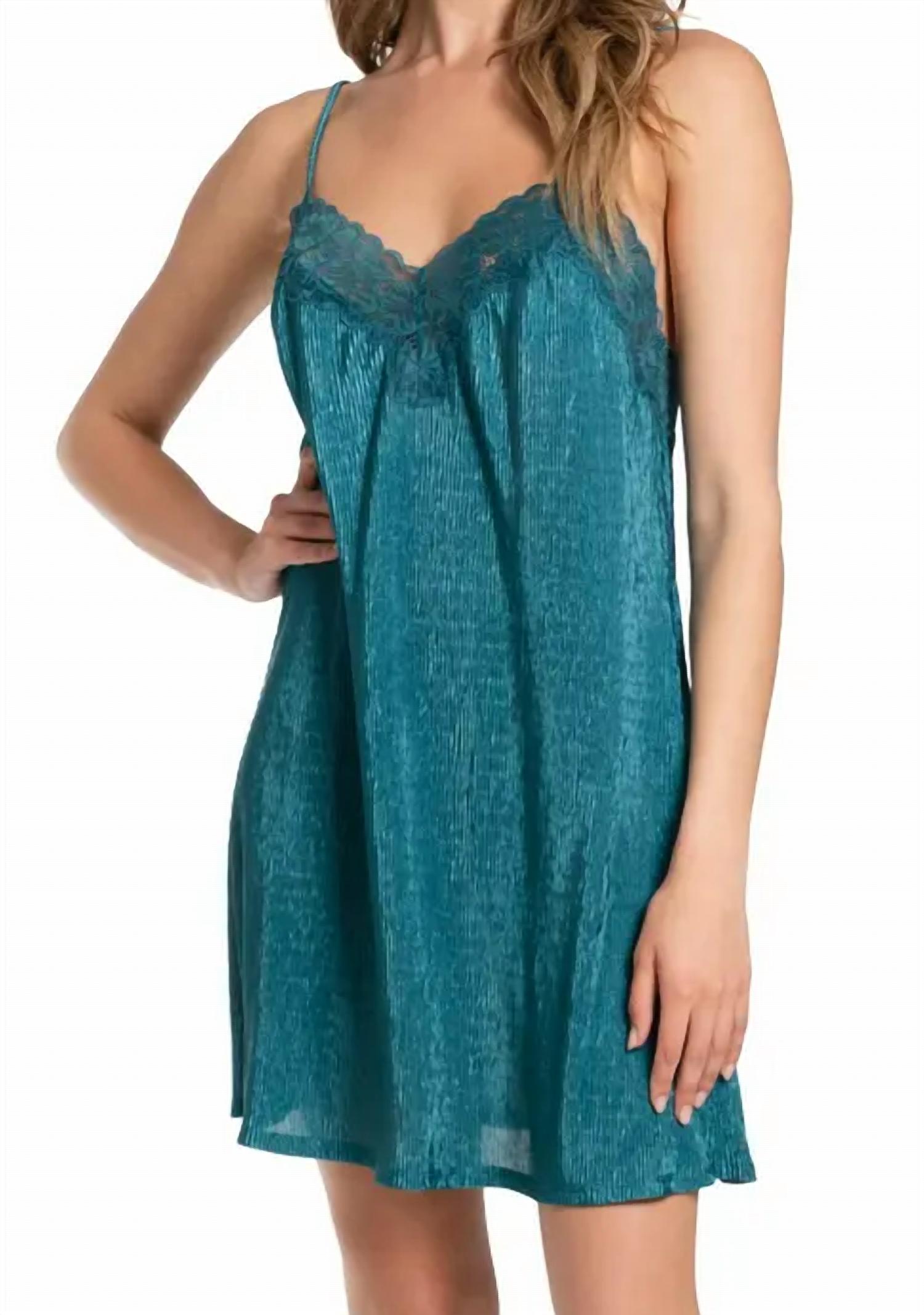 Midnight Bakery - Pleated Chemise Nightgown