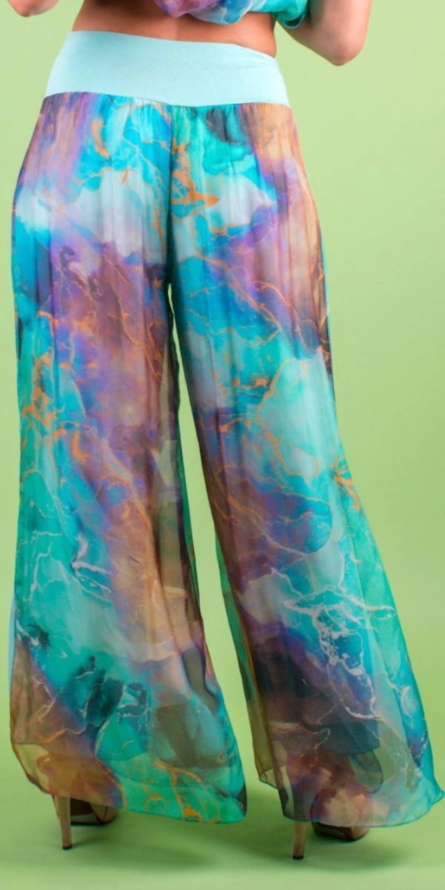 Gigi Moda - Jasmin Tempesta Slit Wide Leg Pant
