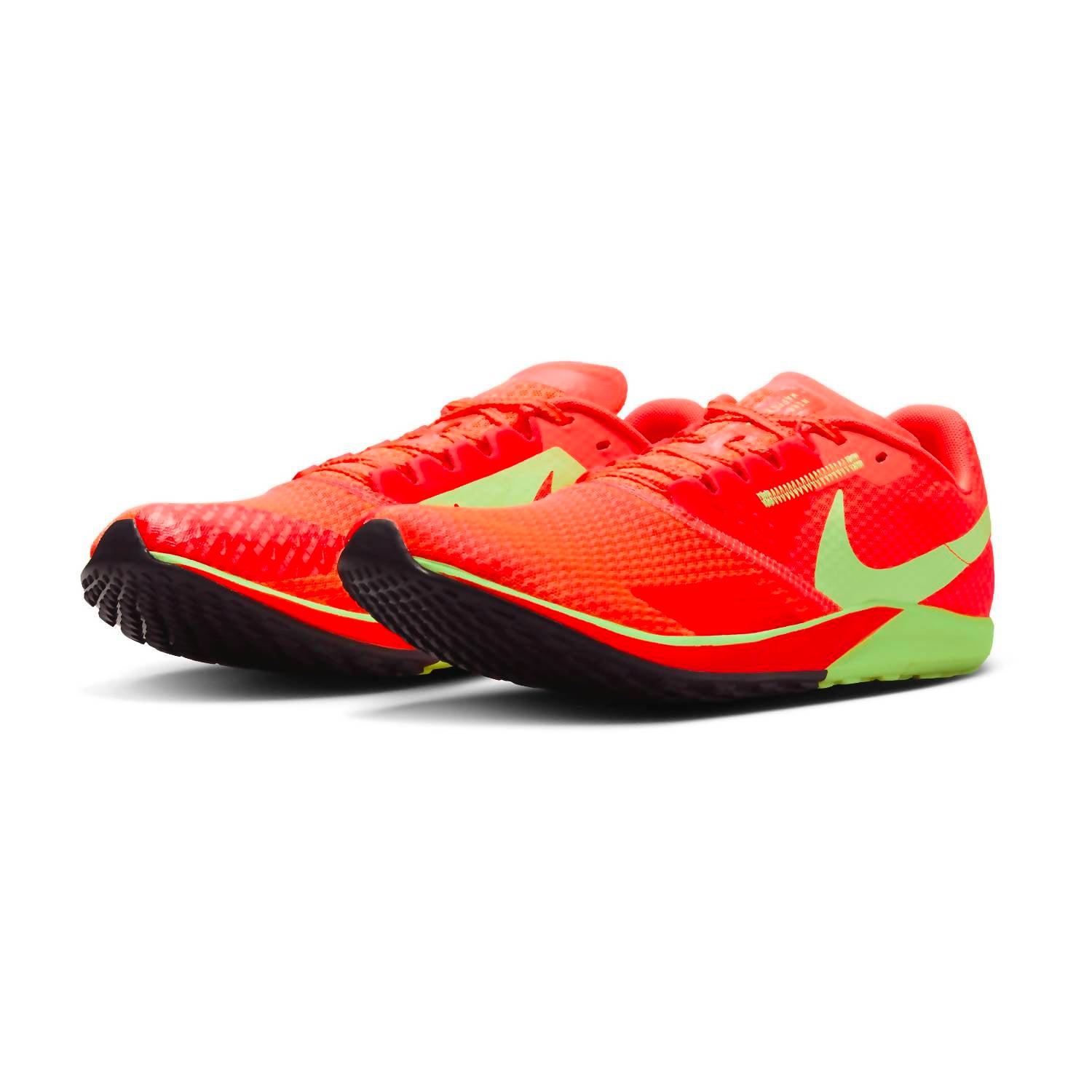 NIKE Men's Rival Xc 6 Shoe in hyper orange lime blast bright crimson - men's shoe - detail view