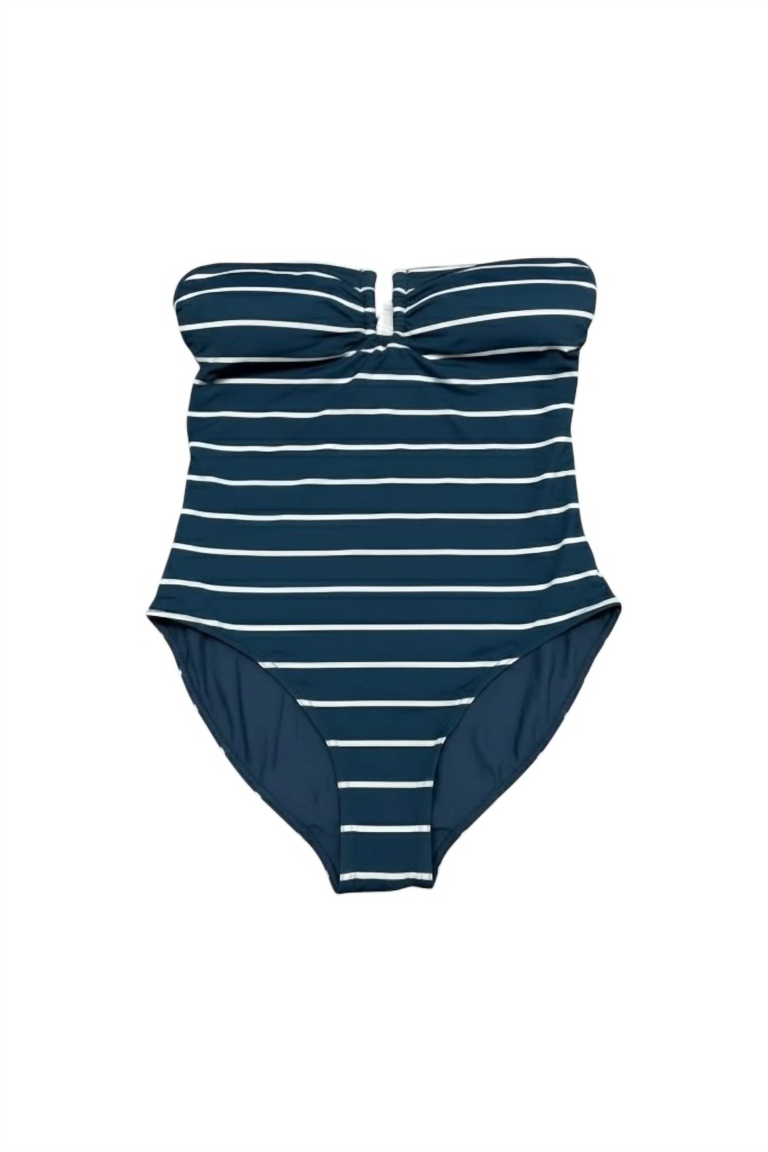 Vineyard Vines - Striped Strapless One-piece Swimsuit