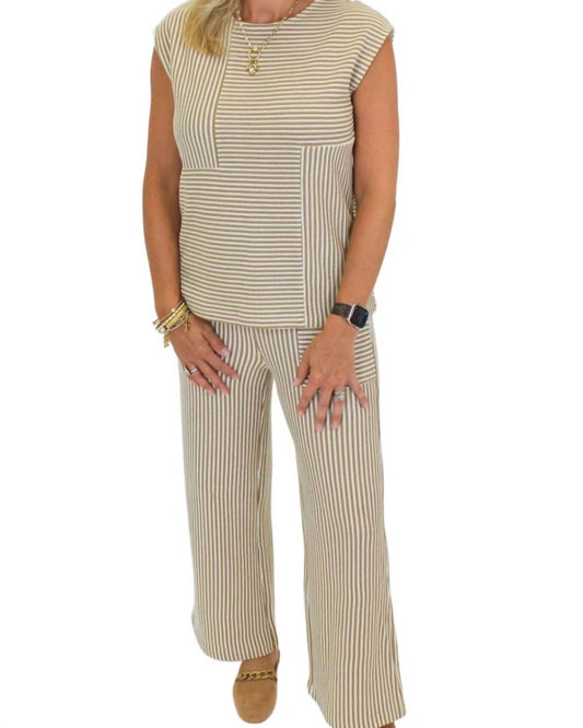 See And Be Seen - Stripe Knit Set