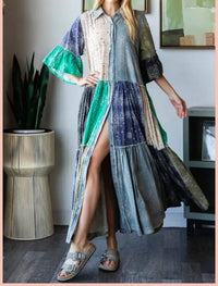 Oli & Hali - Patchwork Shirt Dress