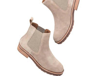 KORK-EASE Women's Bristol Suede Boot in marmotta - women's shoe - detail view