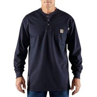 Carhartt - Men's Long Sleeve Cotton Henley T-shirt