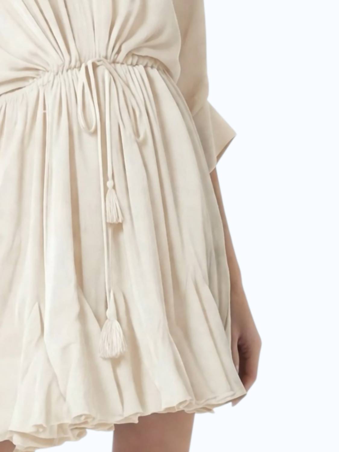 Aakaa - Tie Front Chest Mini Dress