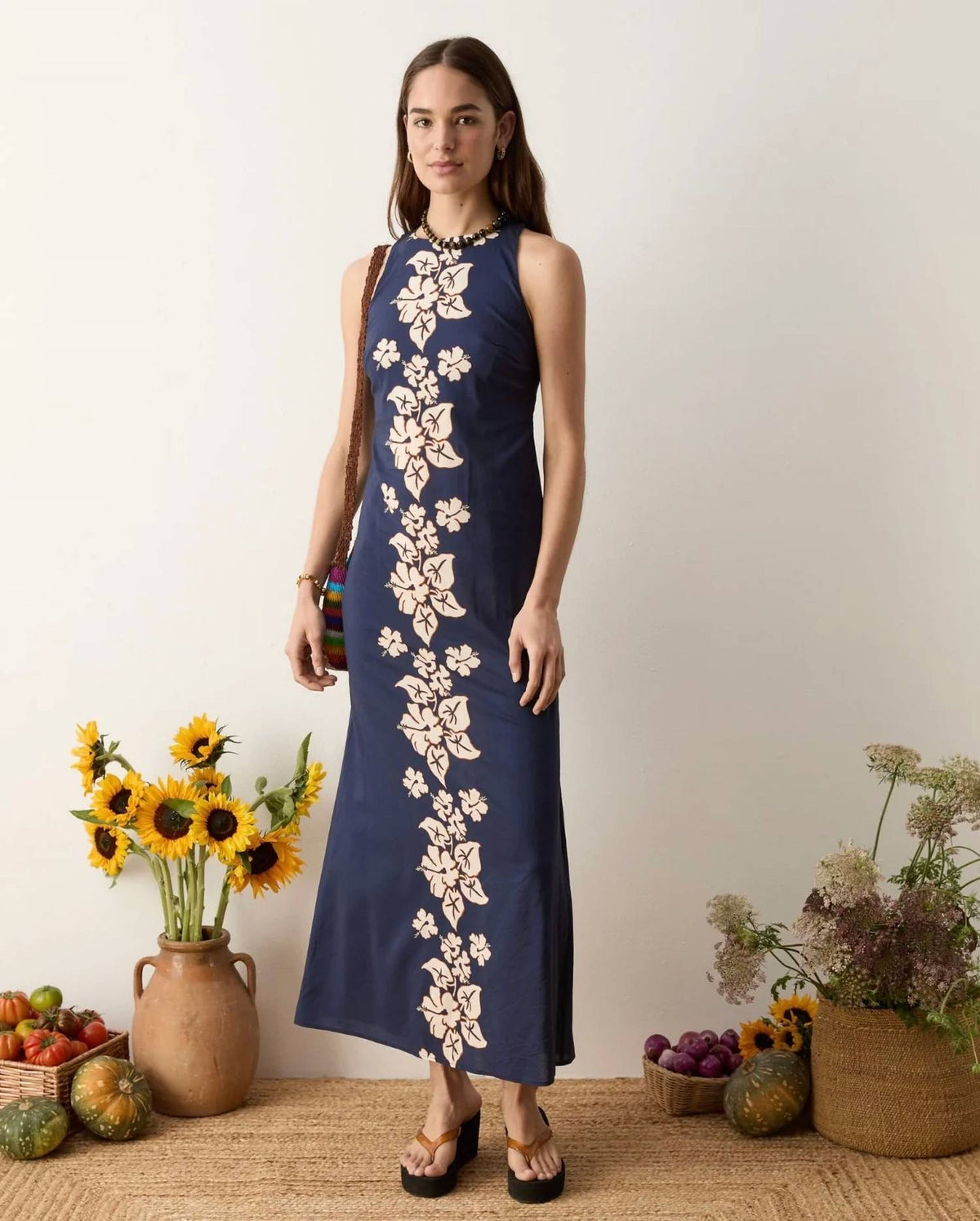 Boteh - Palmetto Column Maxi Dress
