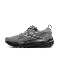 BROOKS Men Glycerin Gts 22 Running Shoes in primer gray ebony bluewash - men's shoe - detail view