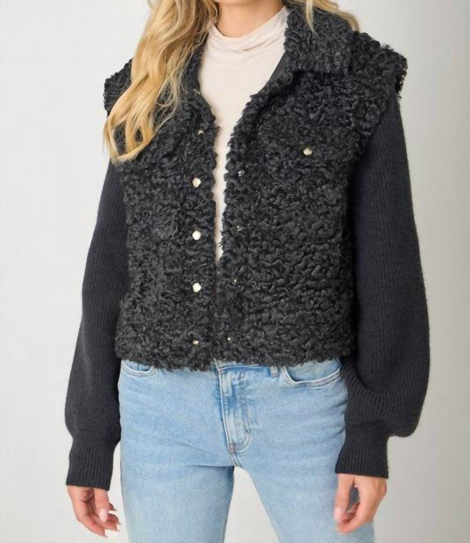 Mystree - Mixed Media Jacket