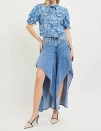 Risen - Brianna Slouch Wide Leg Jeans