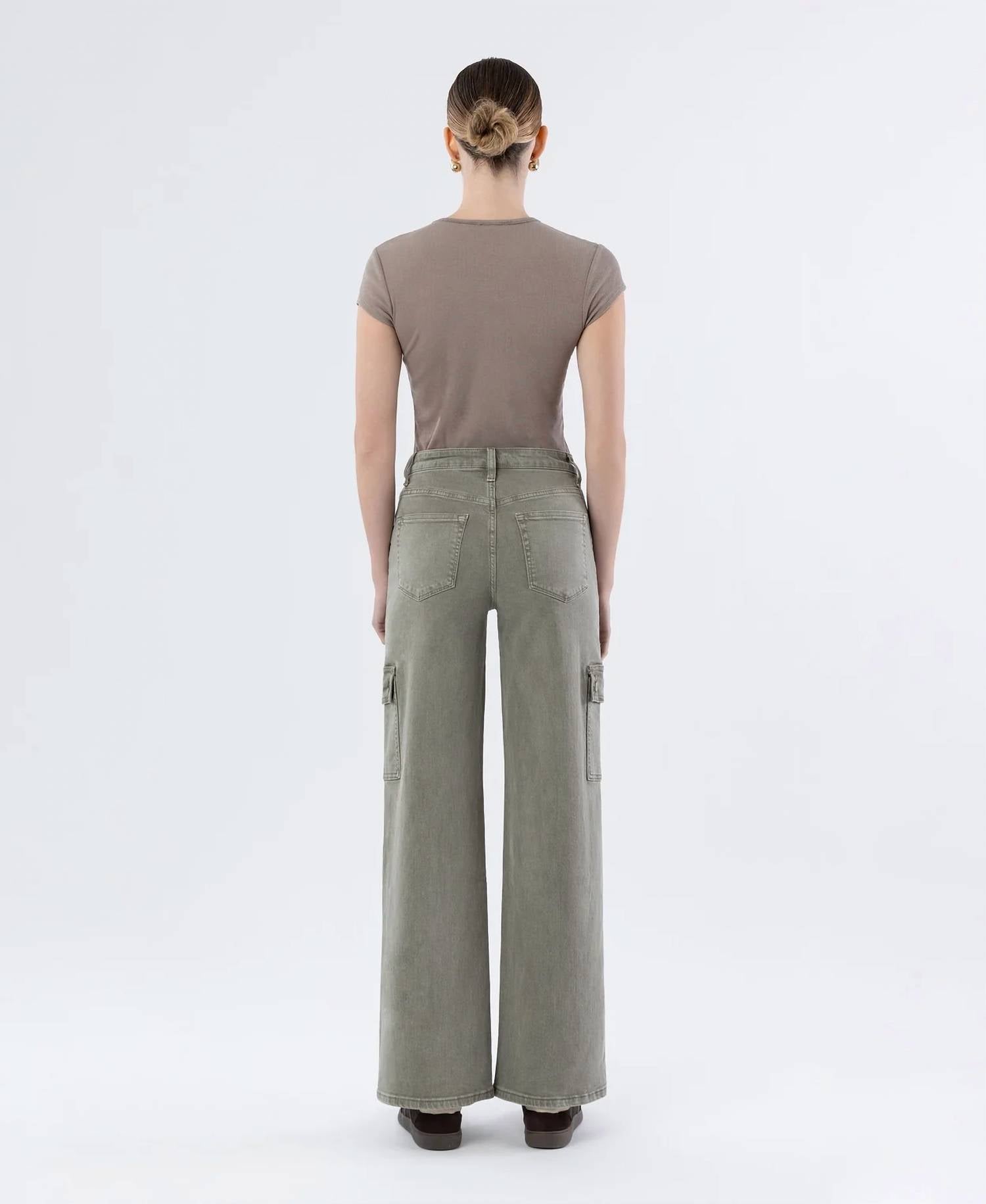 Vervet By Flying Monkey - 90's Super High Rise Loose Cargo Jeans