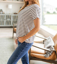 Sew In Love - You're My Sweetheart Striped Top