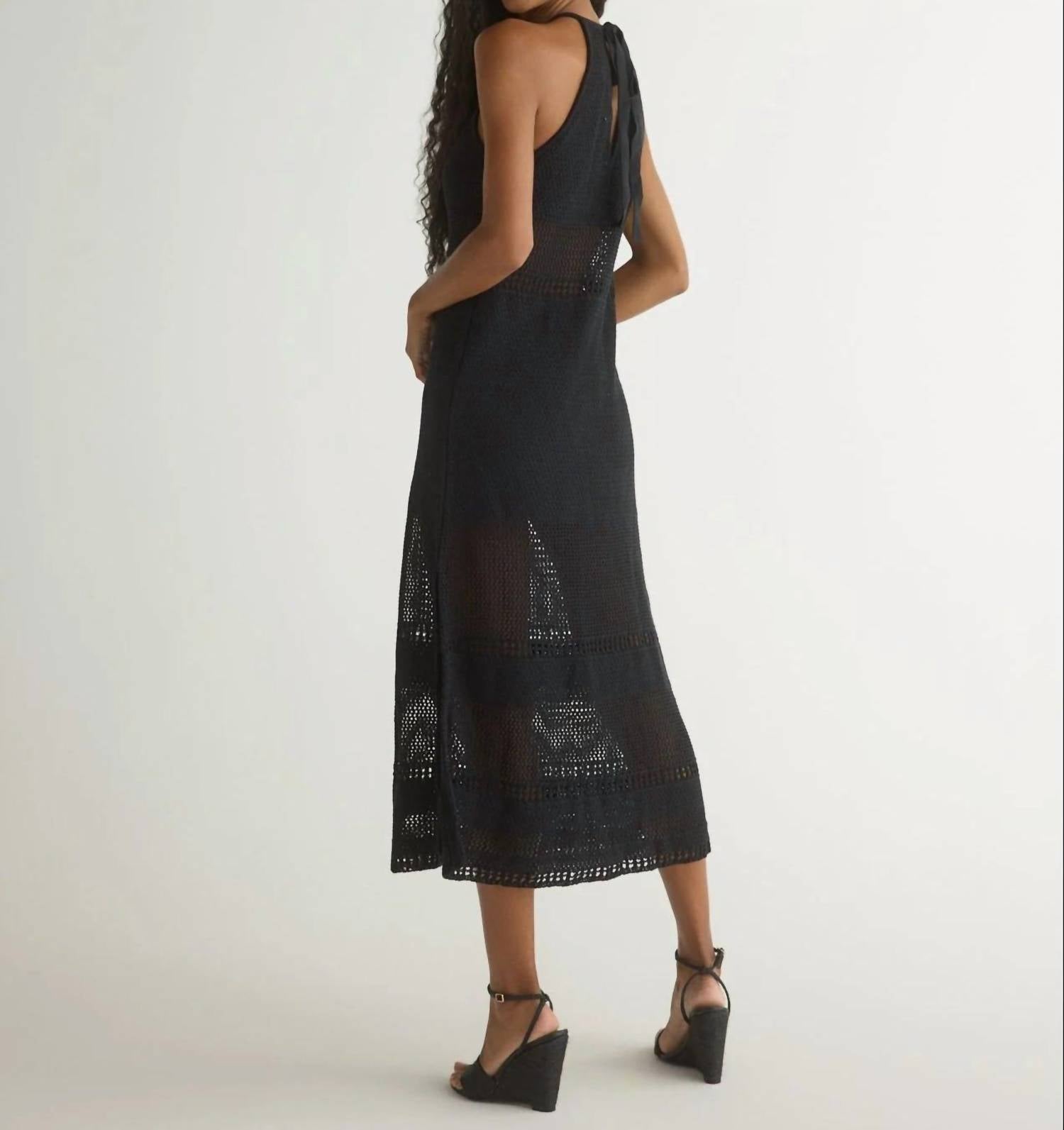 Bella Dahl - Halter Crochet Midi Dress