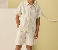 Rylee + Cru - Collared Short Sleeve Shirt