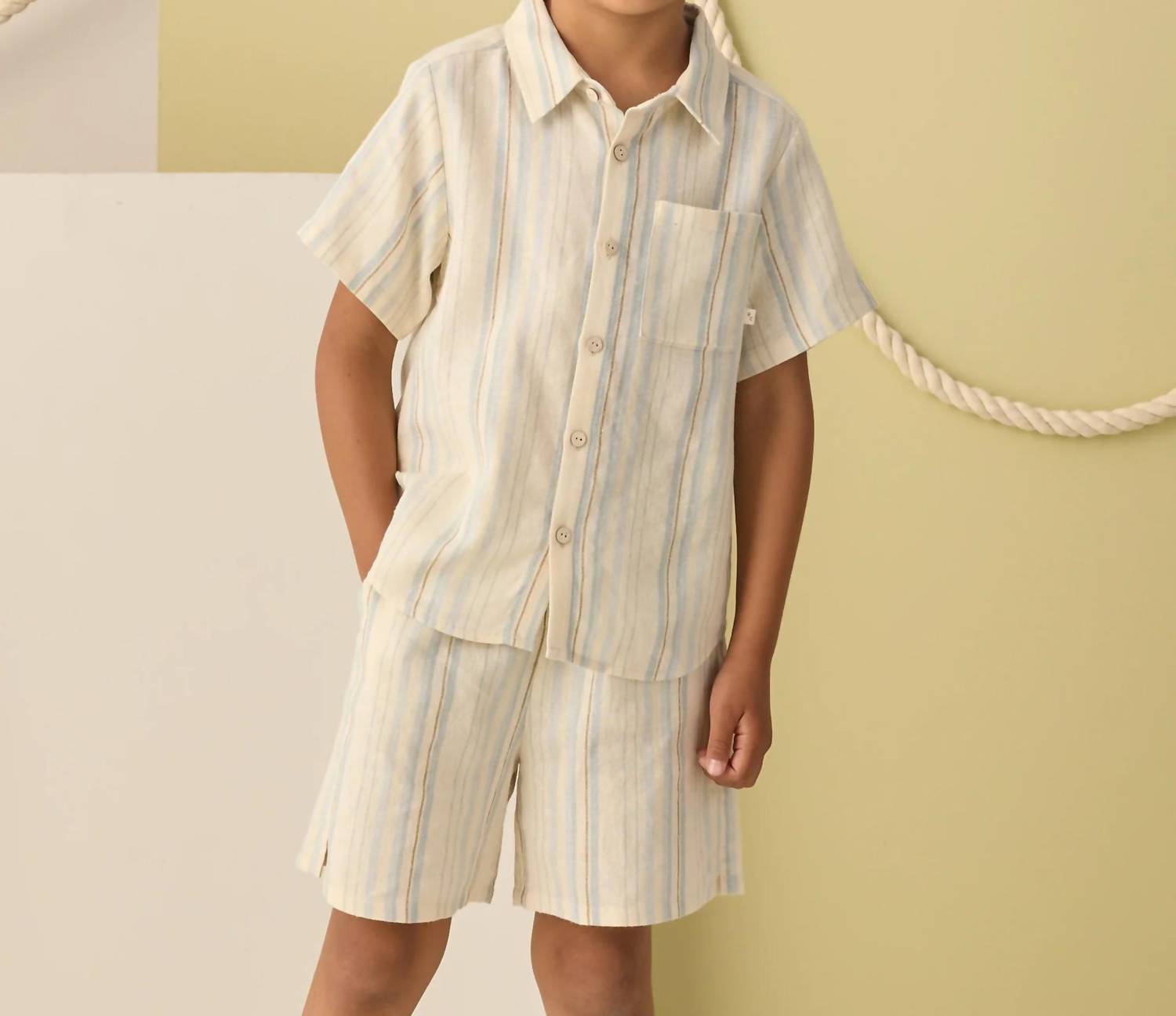Rylee + Cru - Collared Short Sleeve Shirt