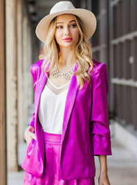 Eesome - Katia Satin Shawl Blazer