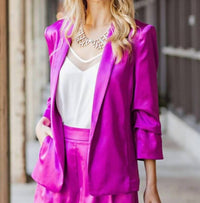 Eesome - Katia Satin Shawl Blazer