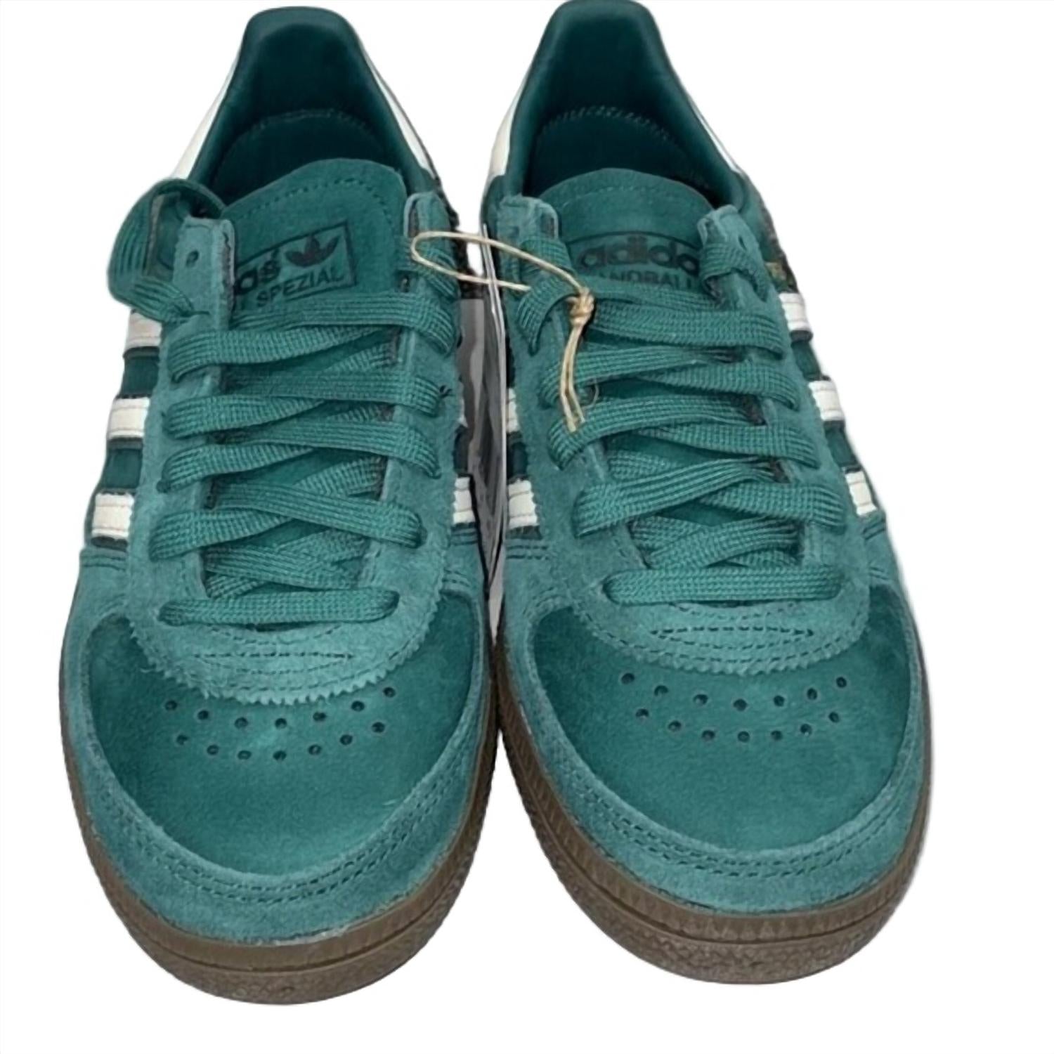 adidas Men's Handball Spezial Sneakers in collegiate green cloud white 1 - men's sneaker