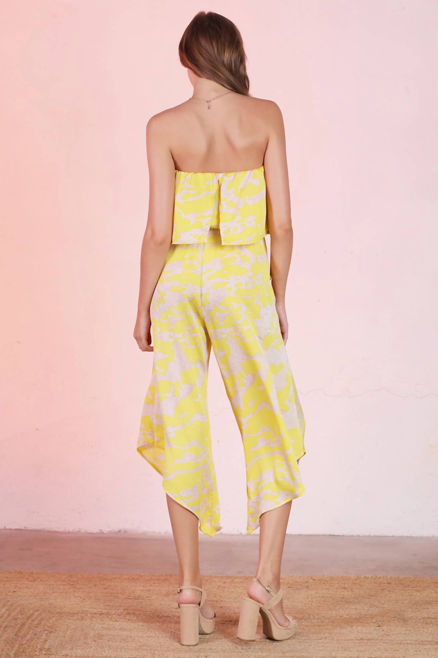 Tyche - Go On Girl Lightweight Strapless Jumpsuit