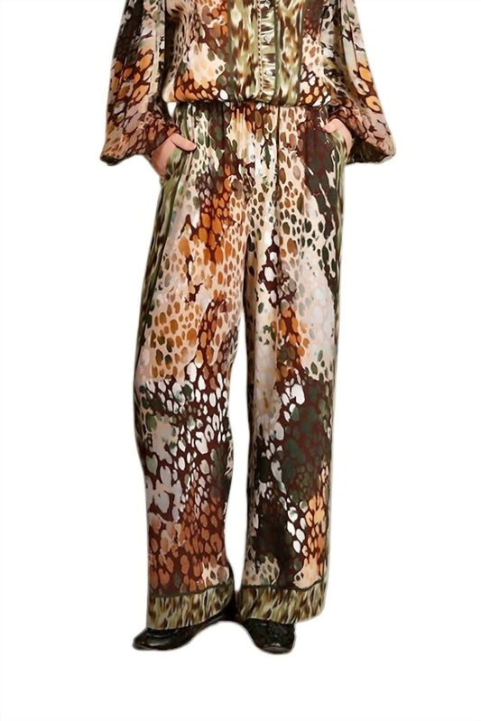 -Bl^Nk- - Evaline Printed Trousers