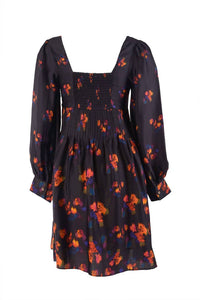 Celina Moon Women's Jane Mini Dress in black - women's dress - detail view