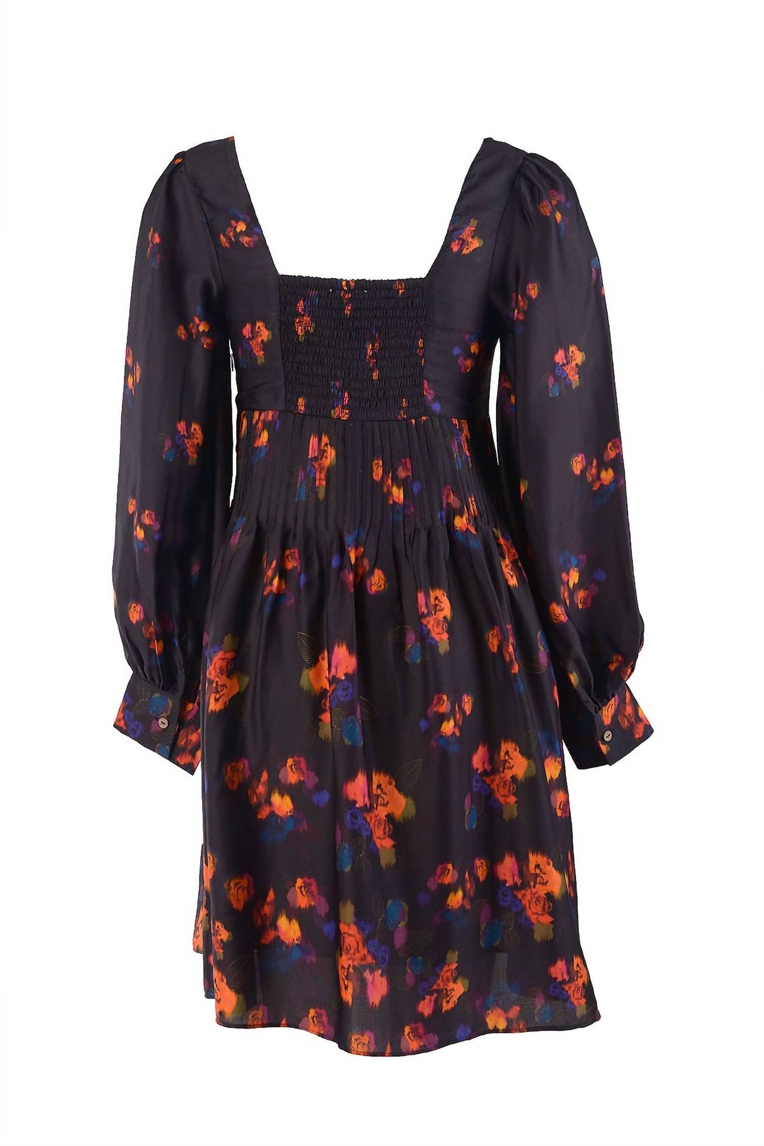 Celina Moon Women's Jane Mini Dress in black - women's dress - detail view