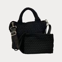 Ahdorned - Lily Woven Neoprene With Pouch Tote Bag