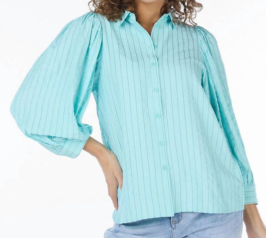 Esqualo - Stripe seersucker blouse