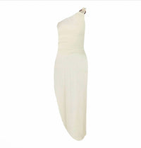 Likely - Harley One-shoulder Asymmetrical Midi Dress