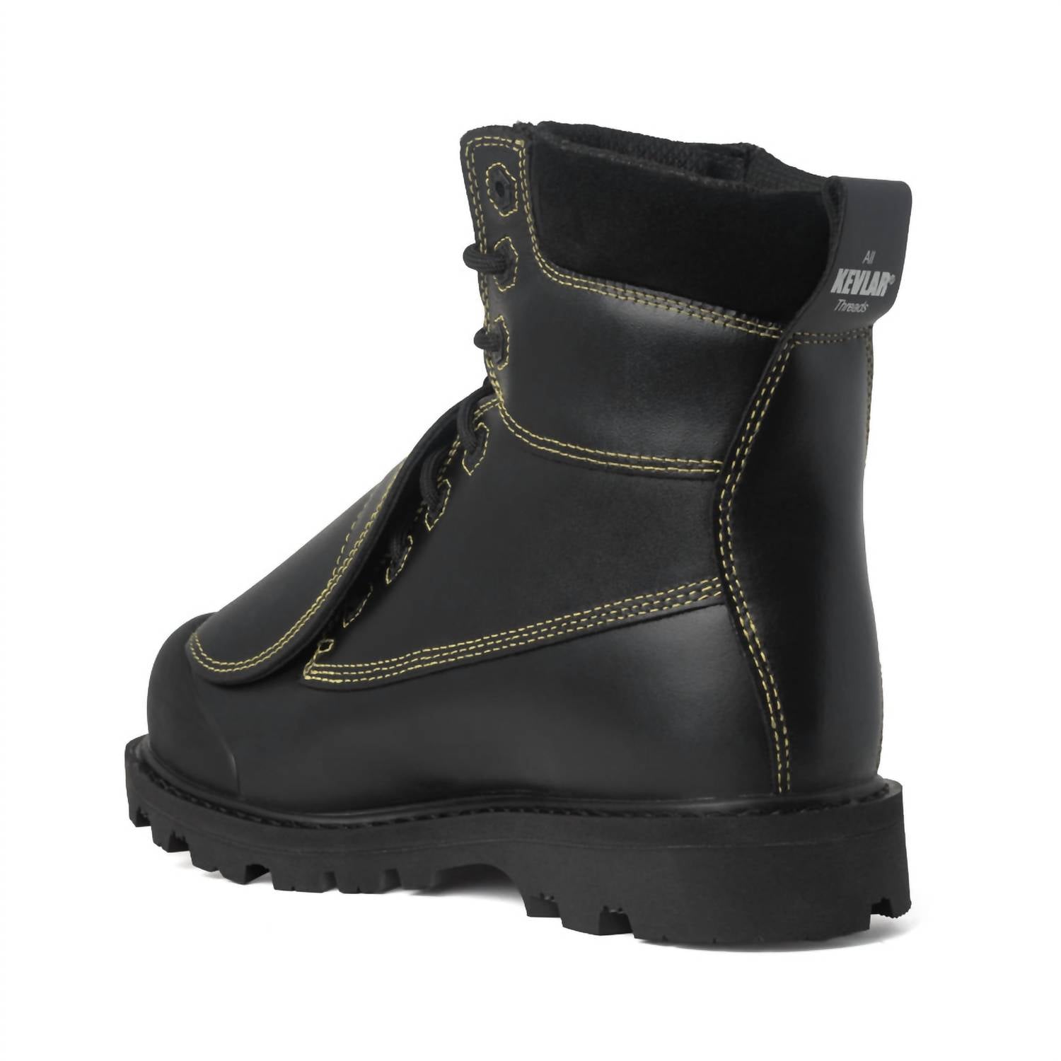 Royer Men's Flx Realflex Work Boots in black - men's boots - alternate view