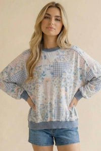Haptics - Floral Lightweight Sweatshirt