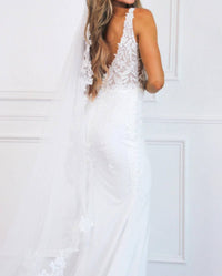 Cinderella Divine - Love Of A Lifetime Lace Nude Illusion Wedding Dress
