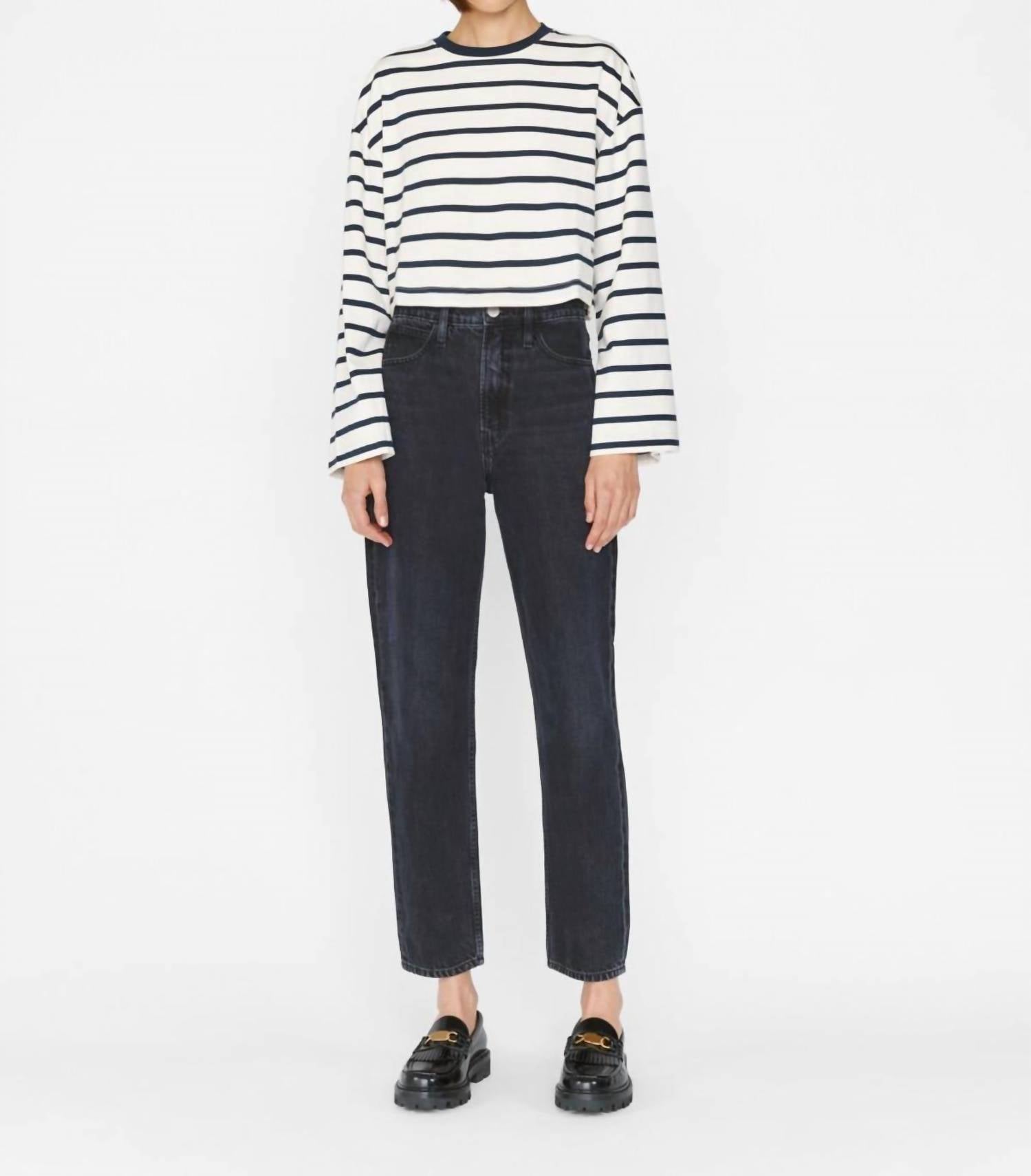 Frame - Crop Bell Long Sleeve Tee