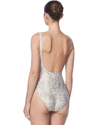 Carmen Marc Valvo - Classic Zipper One Piece Swimsuit
