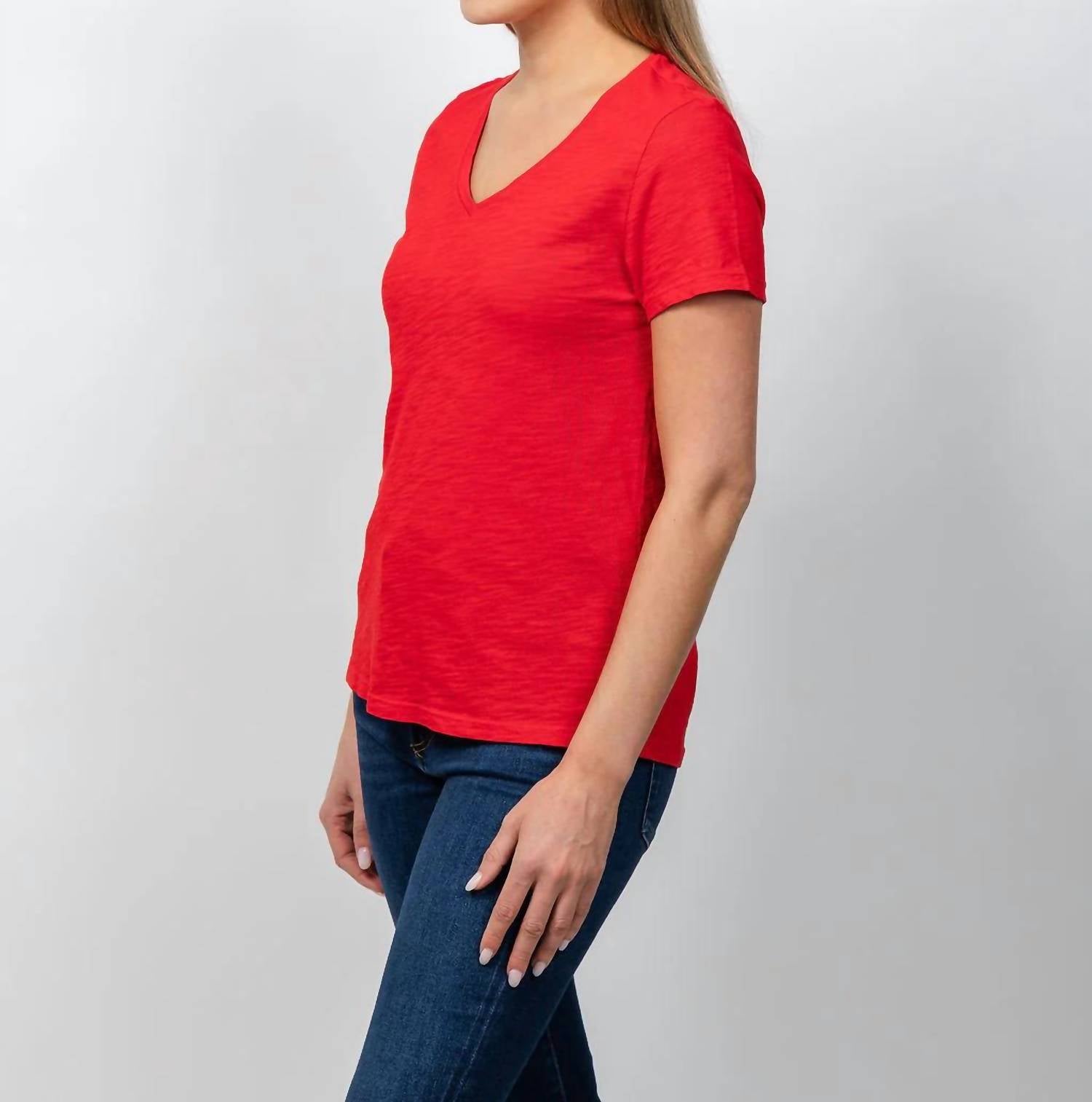 Elliott Lauren - Short Sleeve V-neck Tee