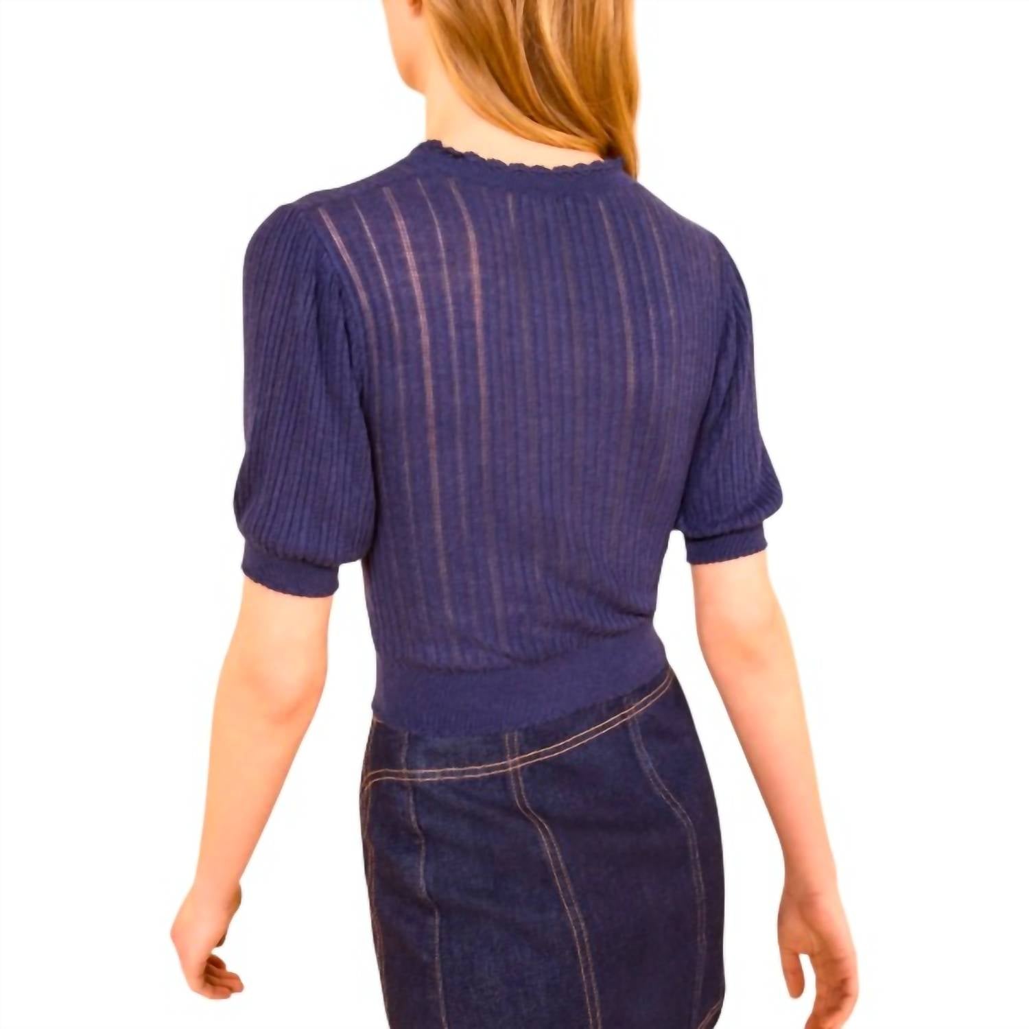 Ulla Johnson - Gemma Short Sleeve Knit Top