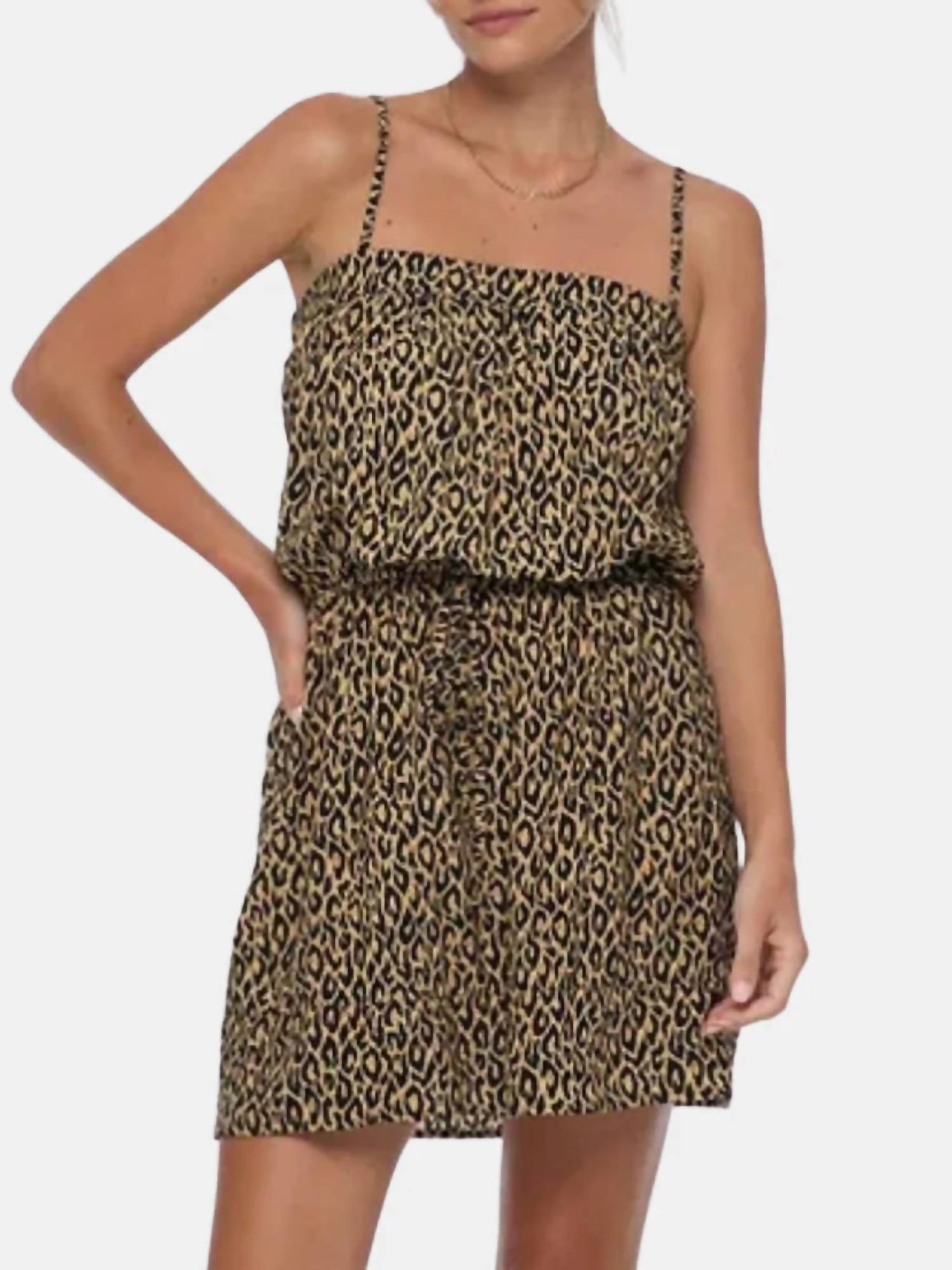 Khush Orlina Short Dress in beige - women's dress