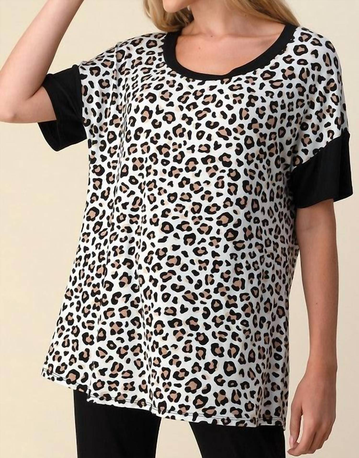 Blumin - Leopard Loungewear Set - PLUS