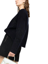 Valentino - Floral Embroidered Knitted Jumper