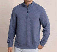 Southern Tide - Whyche Interlock Heather Quarter Zip Pullover