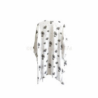 Big Bear And Bird - Women's Tropical Palm Leaves Kimono