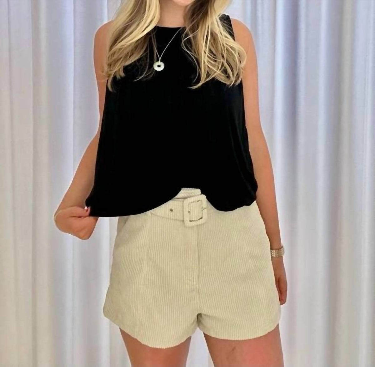 Kld. Signature - Double Layered Knit Bubble Top