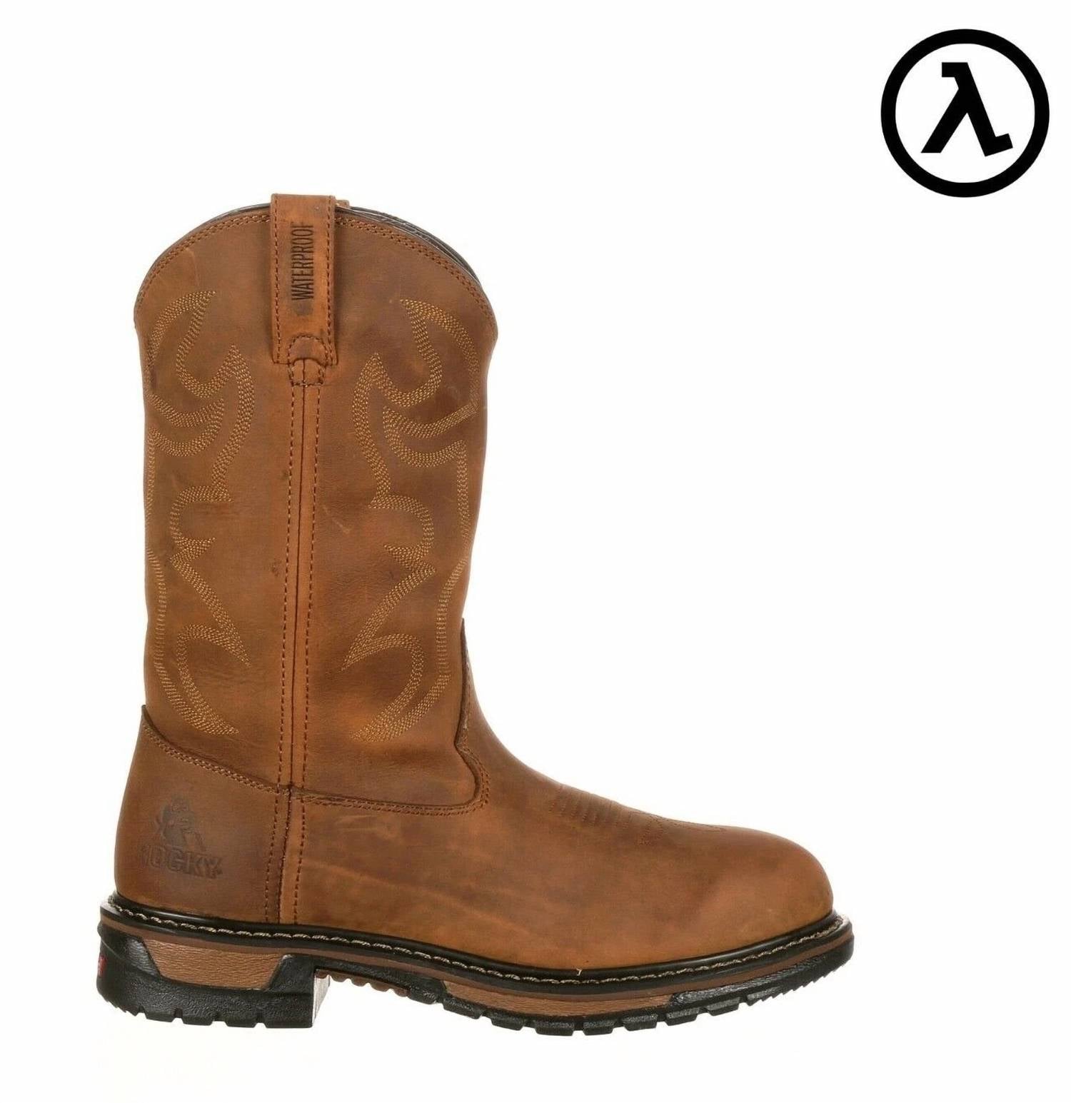 Rocky - Men's 11" Branson Roper Waterproof Western Boots
