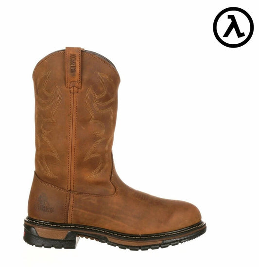 Rocky - Men's 11" Branson Roper Waterproof Western Boots