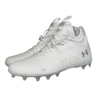 UNDER ARMOUR Men's Sportlight Lux Mc 2.0 Football Cleat Shoe in white - men's shoe