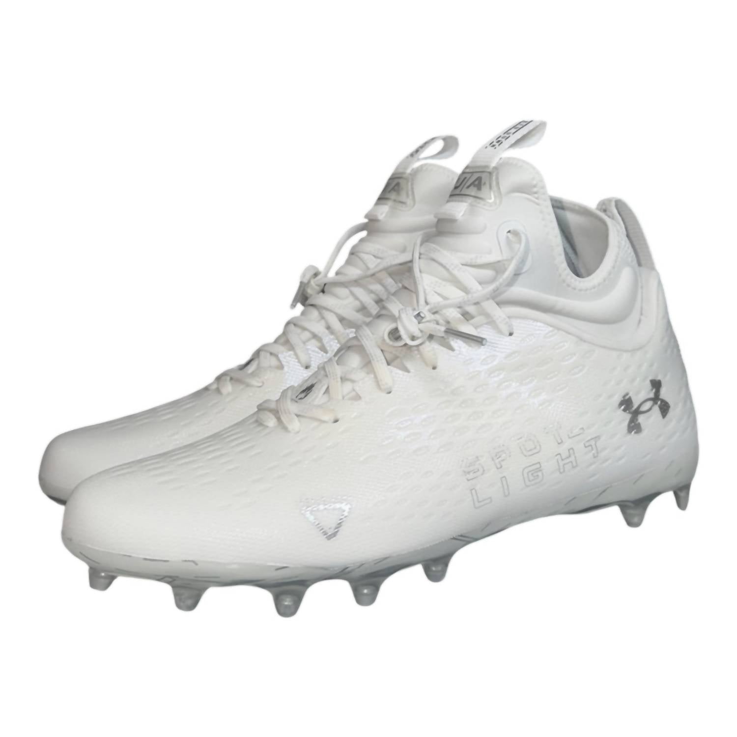 UNDER ARMOUR Men's Sportlight Lux Mc 2.0 Football Cleat Shoe in white - men's shoe